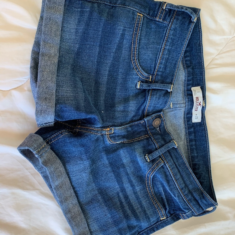 hollister jean shorts